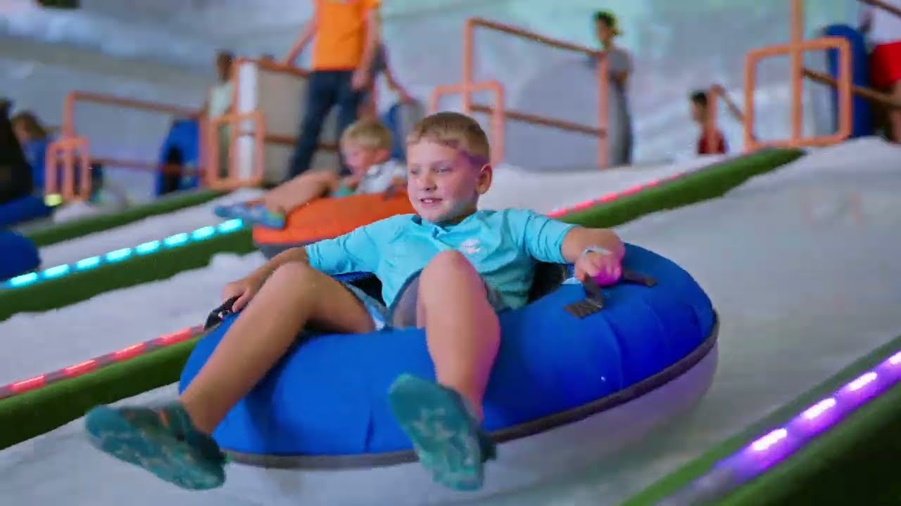 Indoor Snow Tubing Fun at Pigeon Forge Snow | Family-Friendly Adventure in the Smoky Mountains