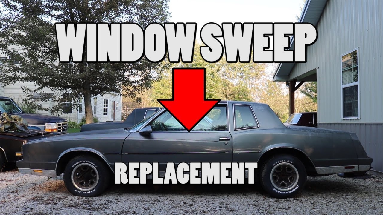 How To Replace Side Door Glass Window Sweep Dew Wipe on a Gbody