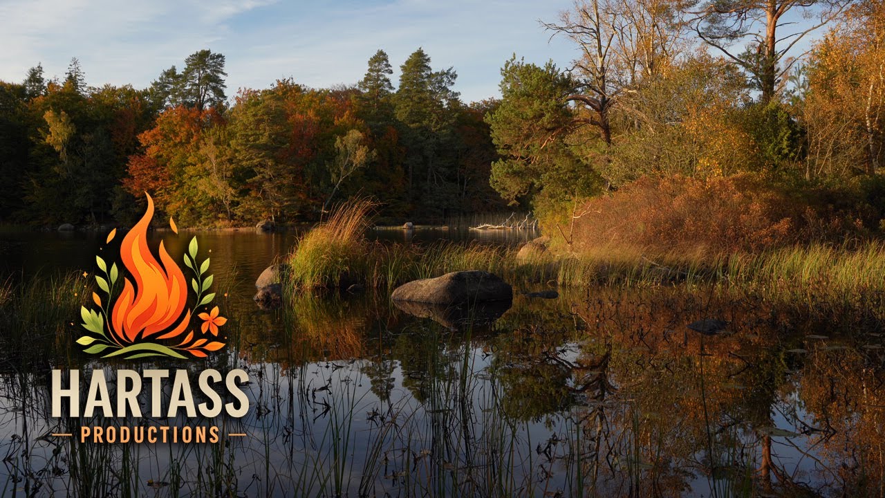 Peaceful Autumn Lake Reflections | Soothing Forest Ambience in 4K 🍁