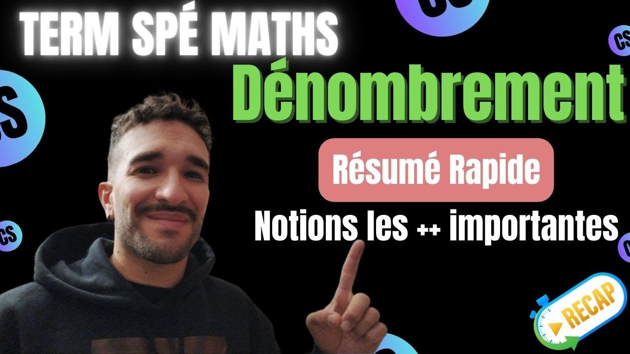TERM SPÉ MATHS COMBINATOIRE & DÉNOMBREMENT RÉSUMÉ DES NOTIONS