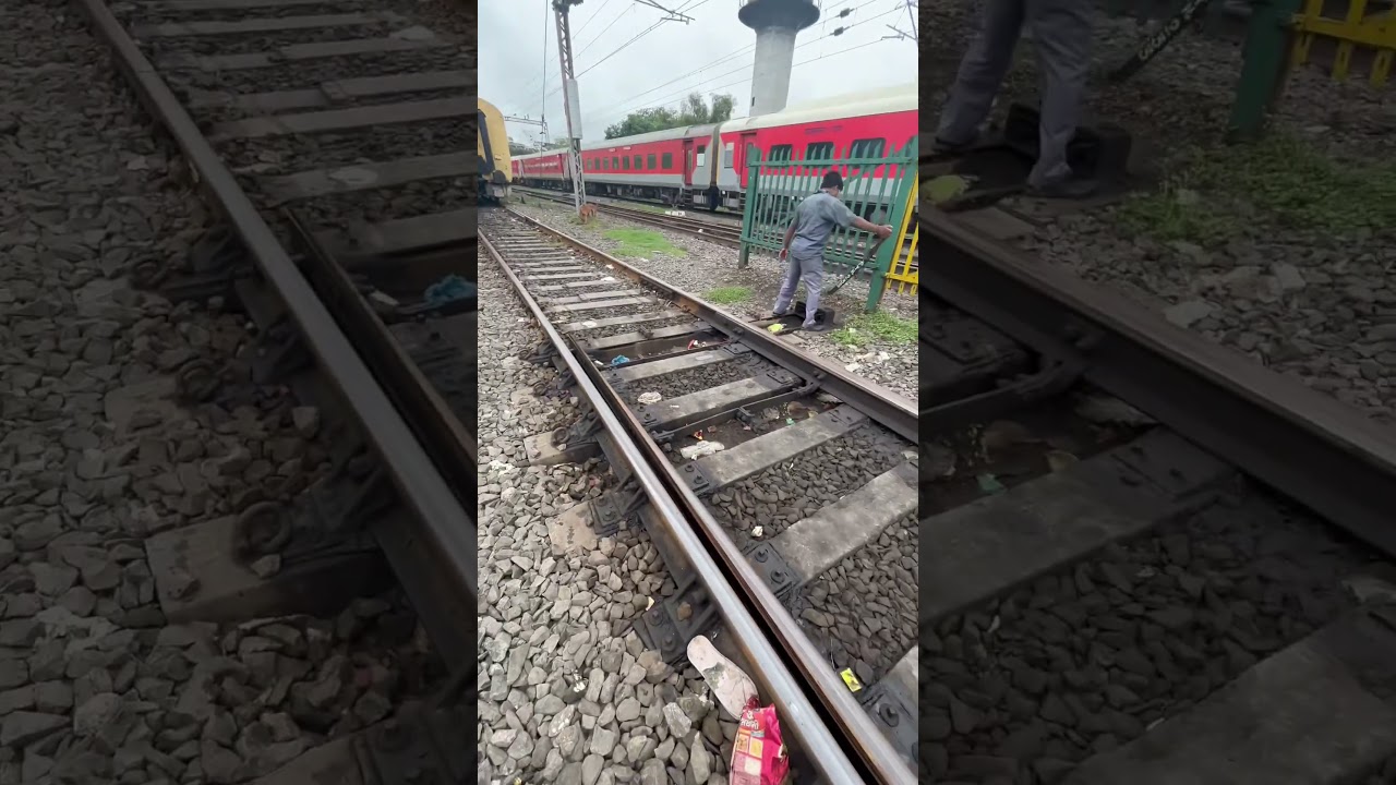 #railway #travelvlog #training #train #railwayjourney #pointsman #manual #points #change