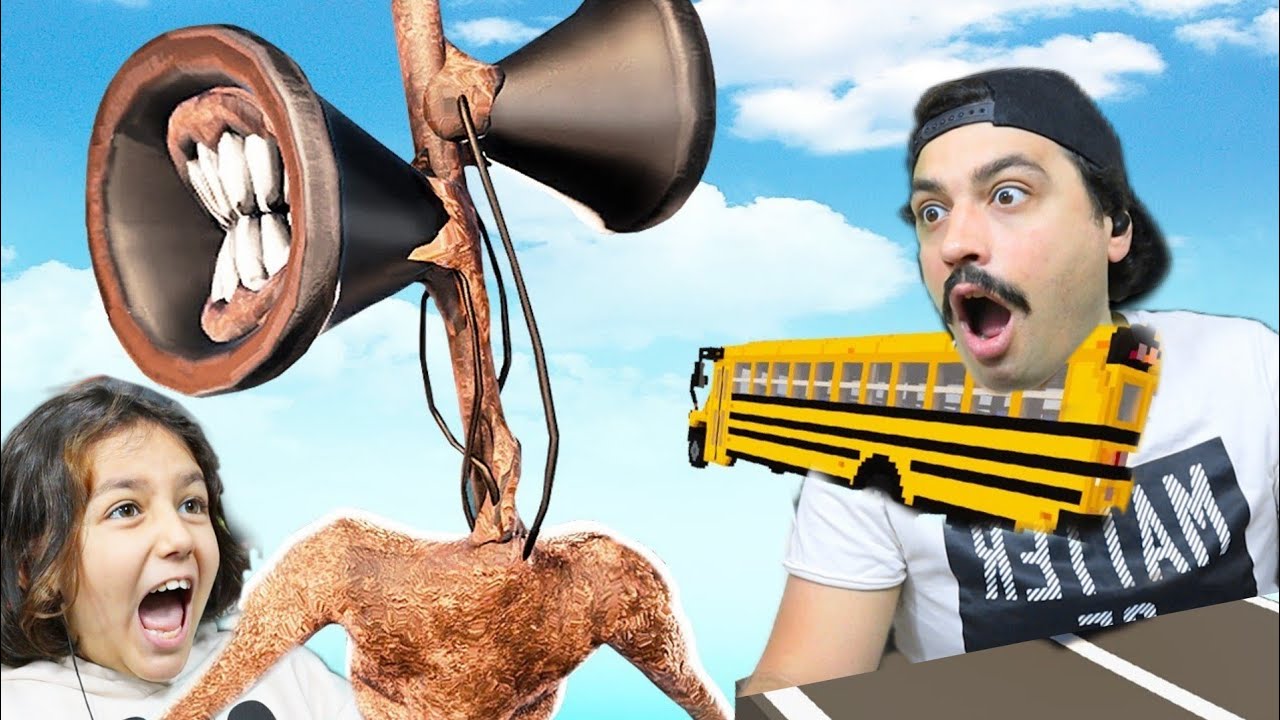 ARABA İLE SİREN KAFAYI PARÇALADIK 😨 Teardown Mods