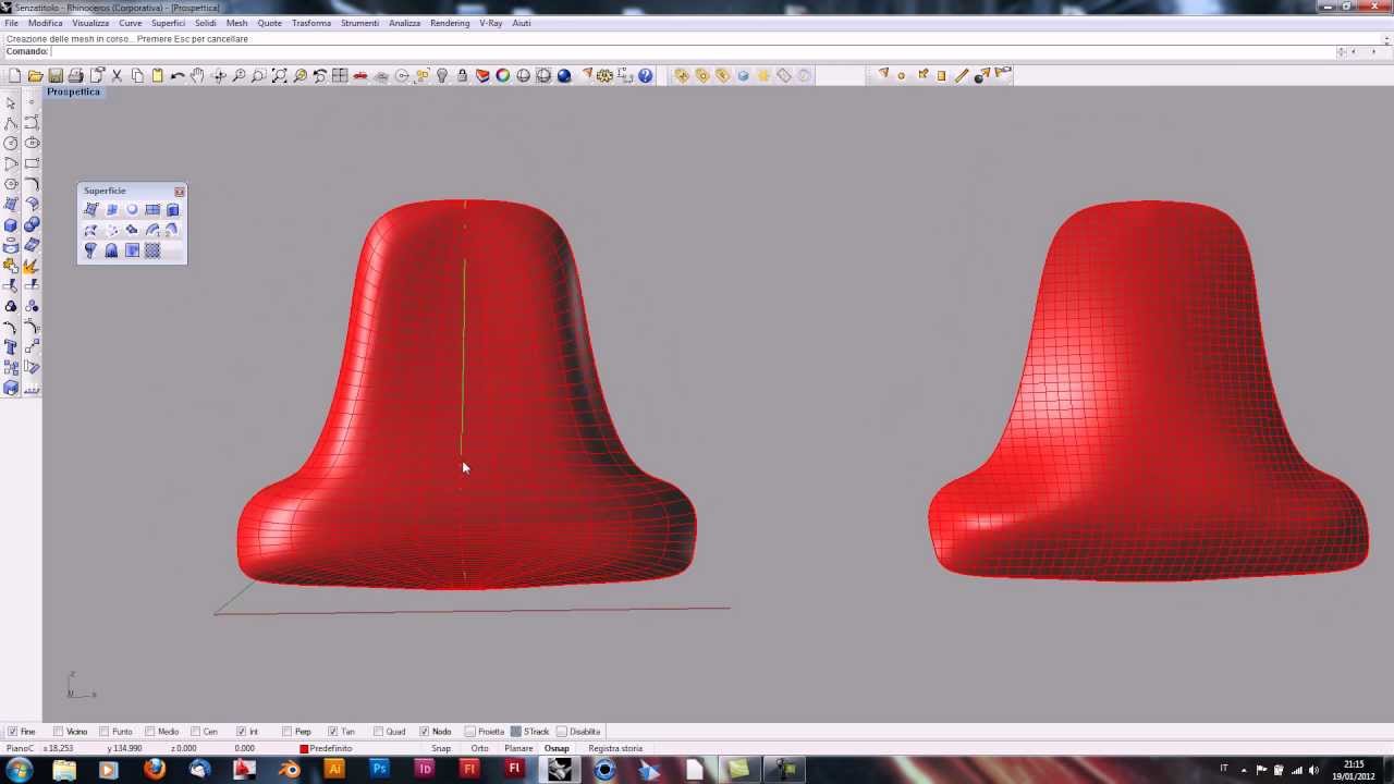 Rhino Lezione 20 - Modellazione 3D 3