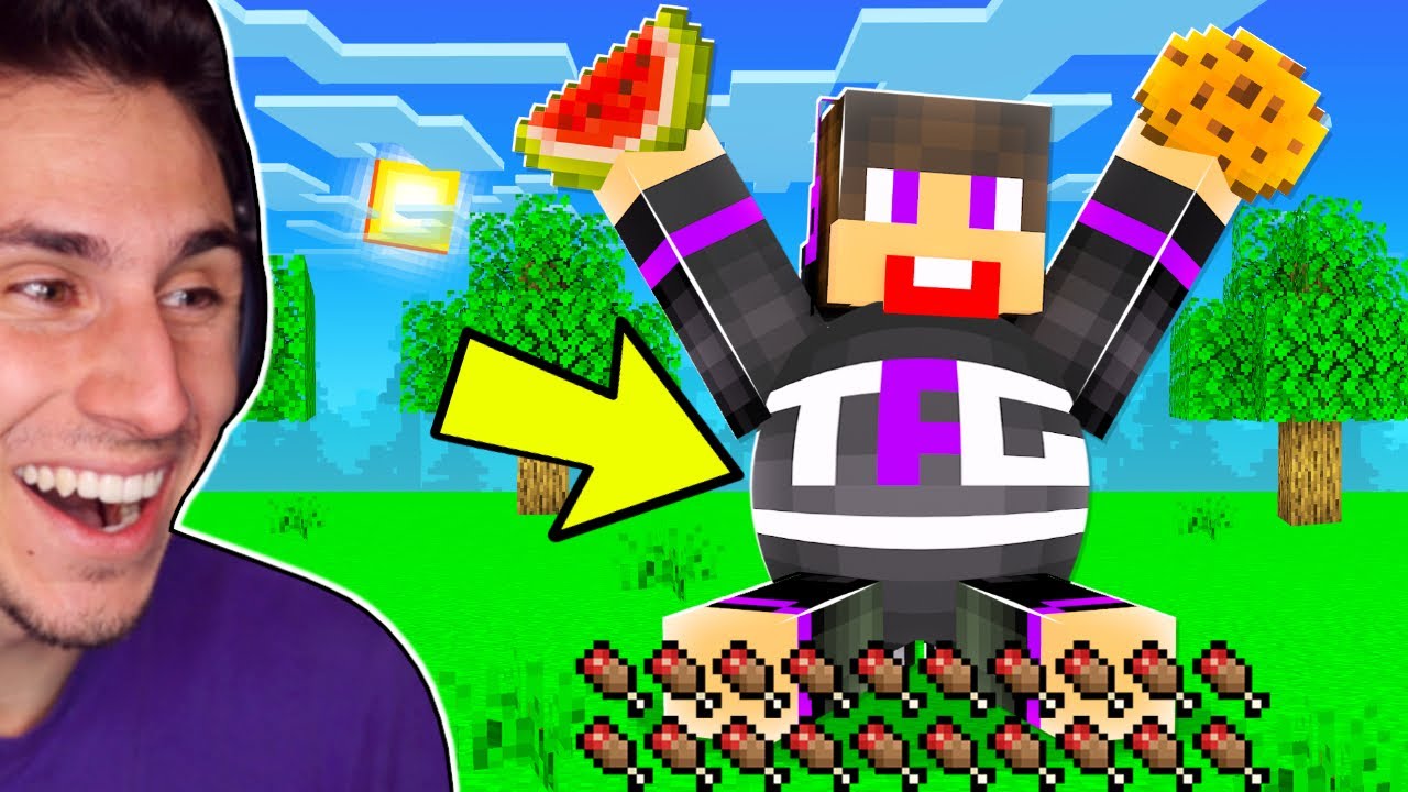 I Got SUPER FAT In Minecraft!