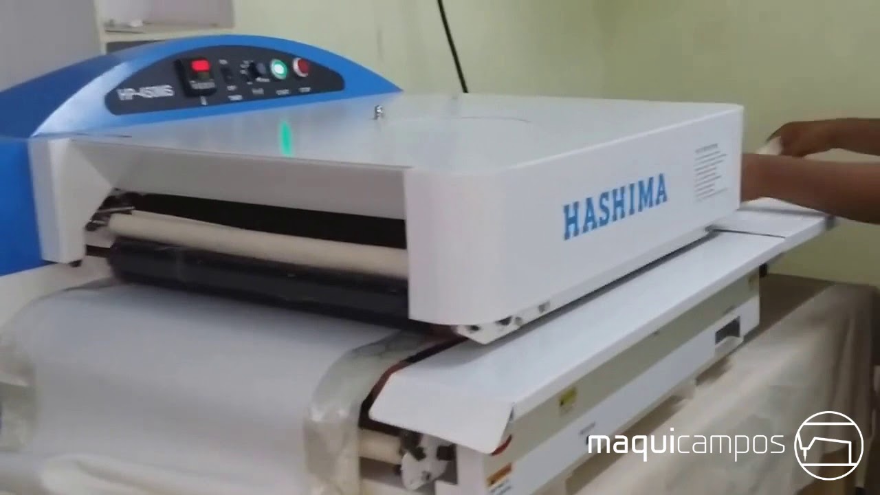 Hashima HP-450MS - Termocolagem de Tapete Contínuo