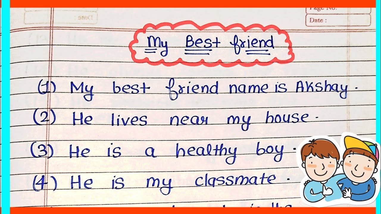 20 Lines on My Best Friend in English | Essay on My Best Friend in English | #essay #english