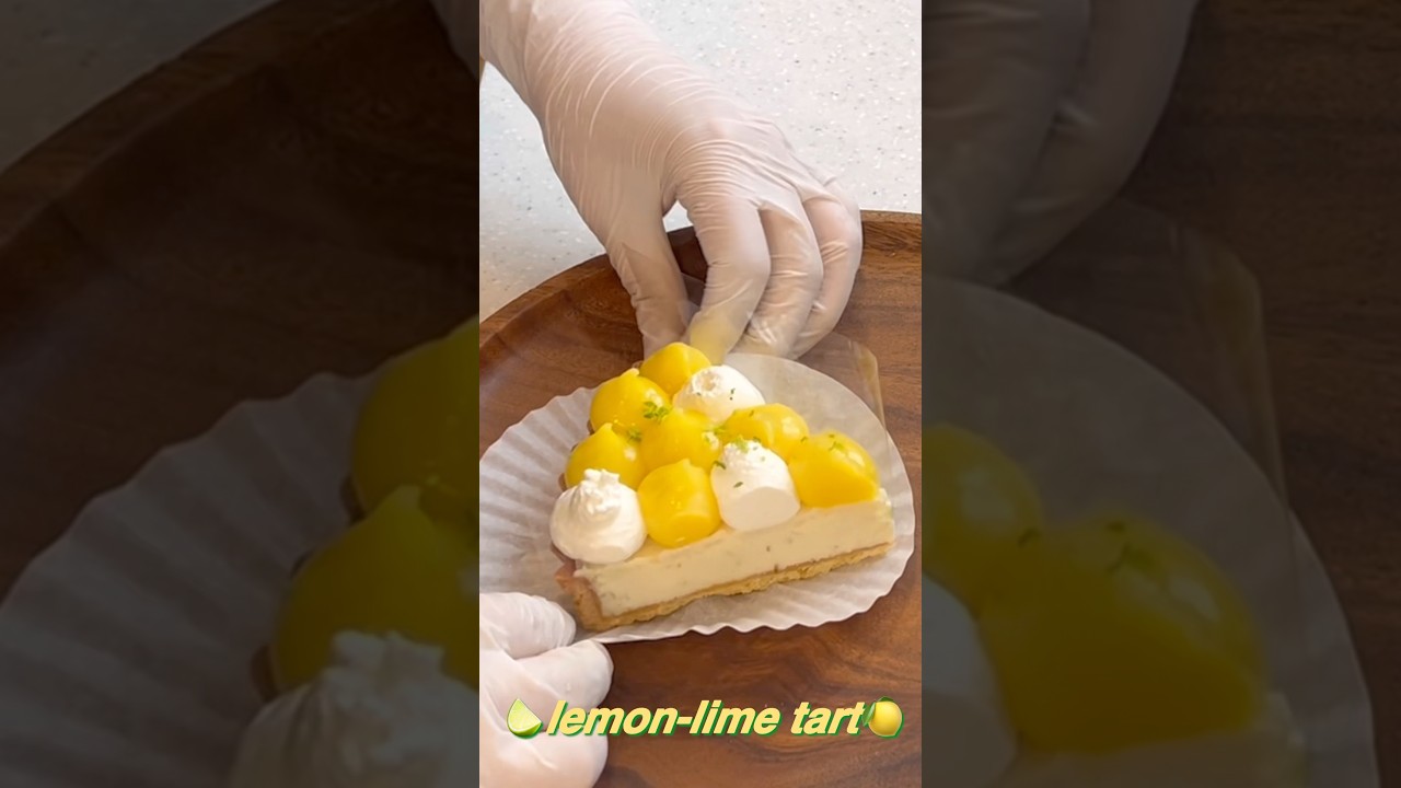 상큼함 끝판왕🍋 여름에 딱! 레몬라임타르트 만들기💛💚