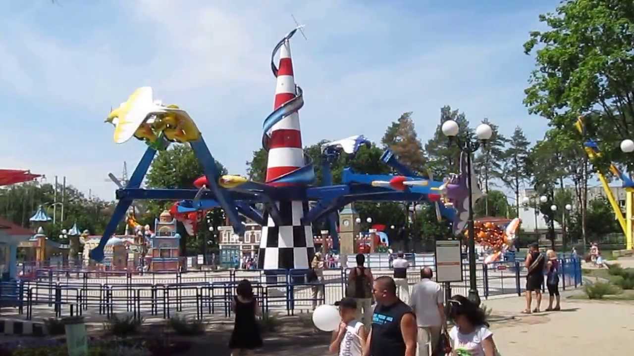 Аттракцион Взлёт парк Горького Харьков Rise attraction Gorky Park Kharkov
