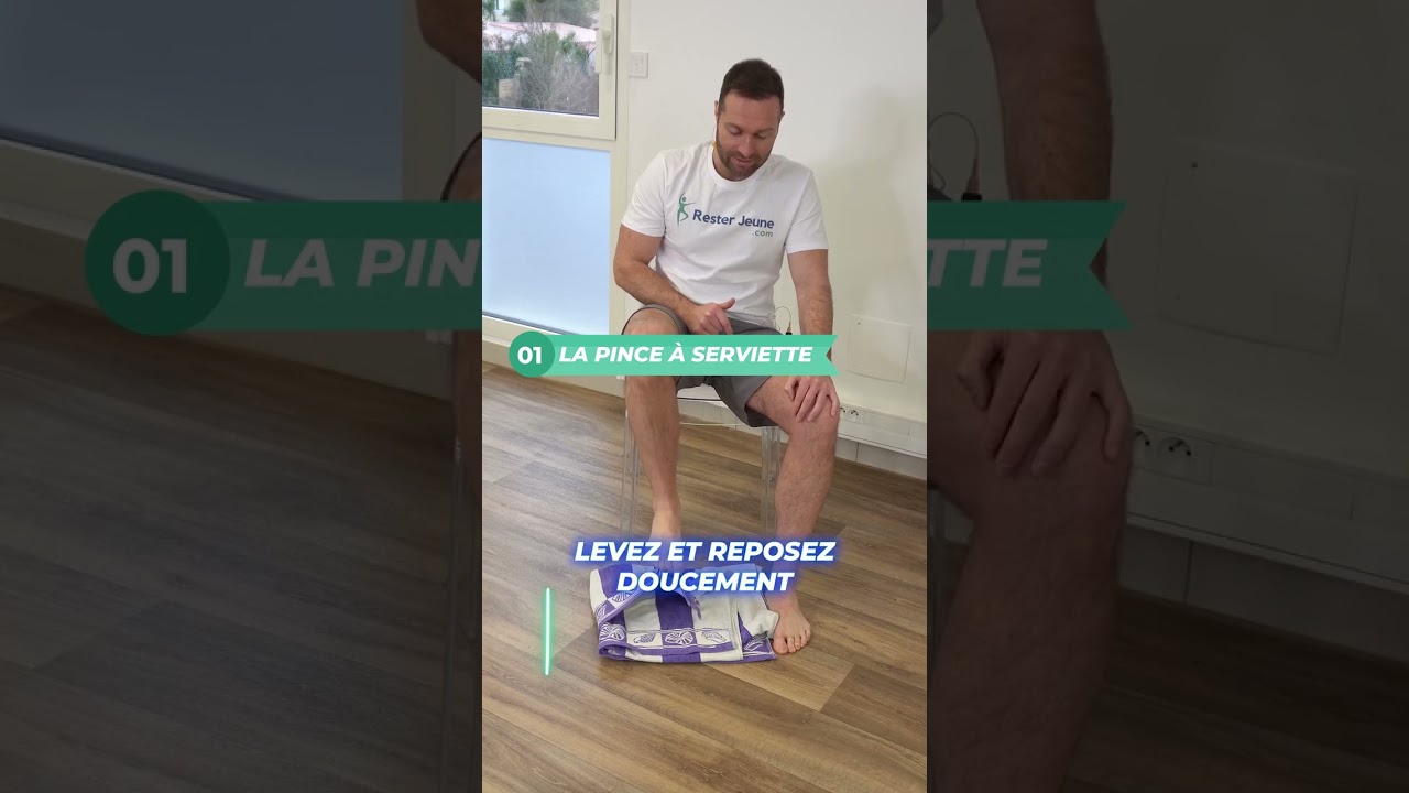 2 exercices pour l'arthrose des pieds et des orteils 