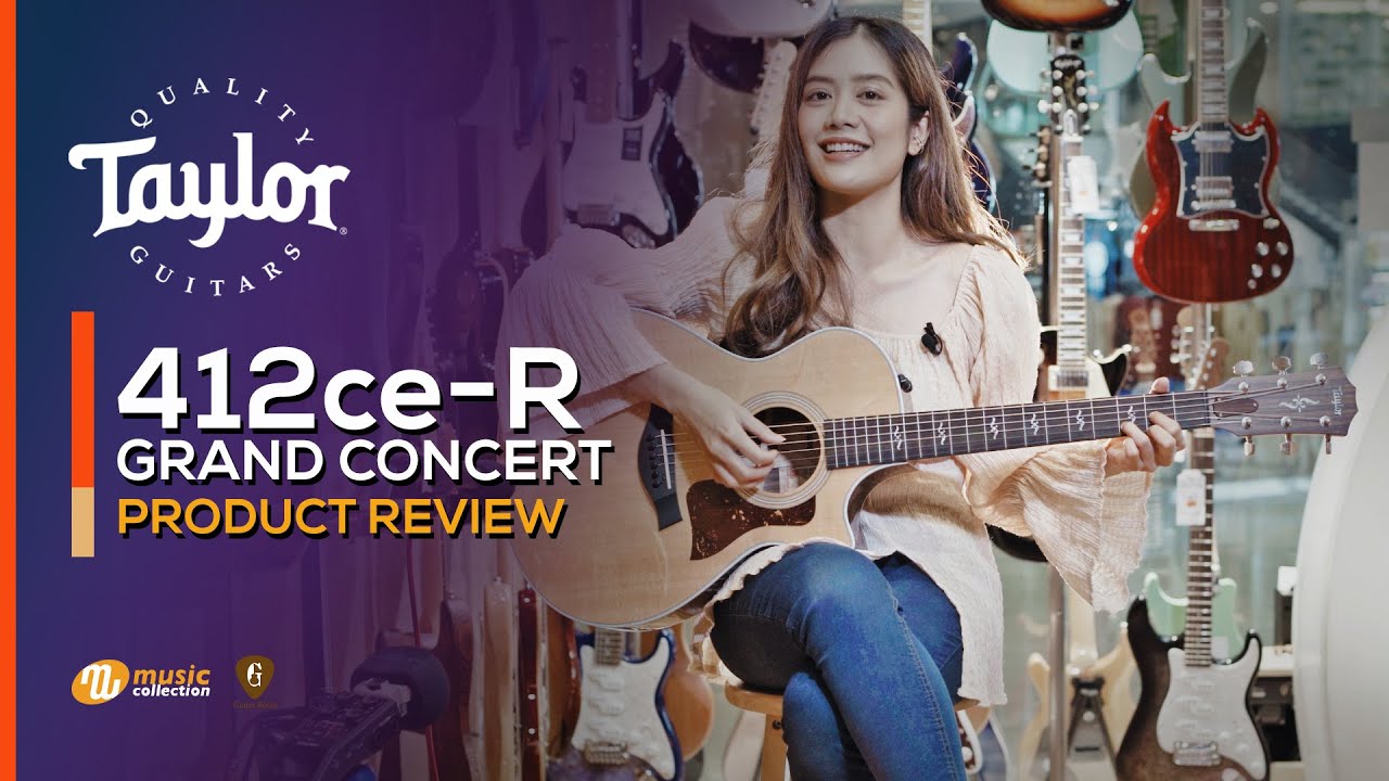 รีวิว | Taylor 412ce-R "𝑉-𝐶𝑙𝑎𝑠𝑠" | สเกลที่สั้นช่วยลดความตึงของสาย ทำให้เล่นได้ง่ายขึ้น [𝐎𝐟𝐟𝐢𝐜𝐢𝐚𝐥-𝐓𝐇]