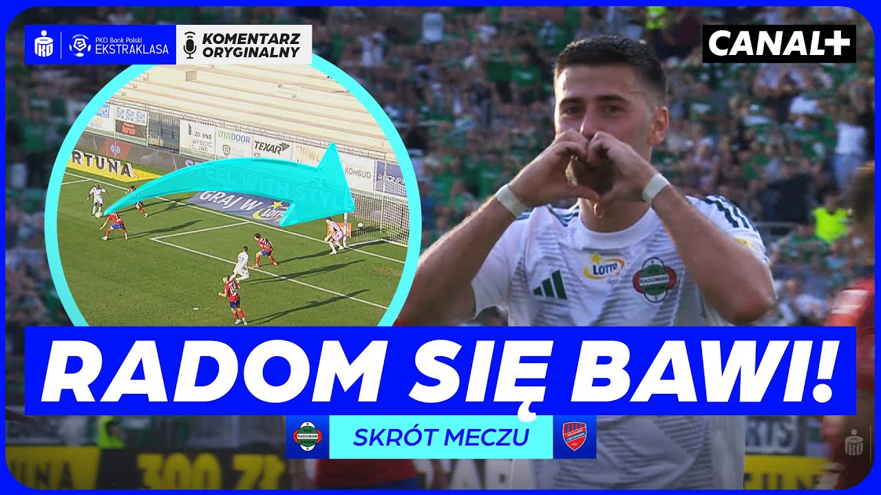 BRAMKARZ ASYSTUJE, RADOMIAK DEKLASUJE! KOLEJNA PORAŻKA RAKOWA! RADOMIAK - RAKÓW, SKRÓT MECZU