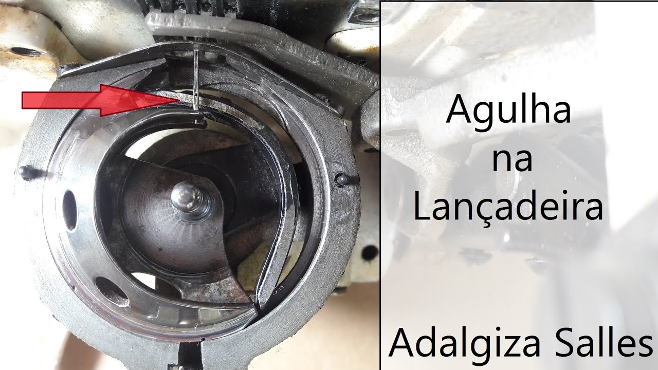 👩‍🔧Dica 14 Como regular a agulha na lançadeira da Maquina de Costura Elgin Genius Antiga faixa azul