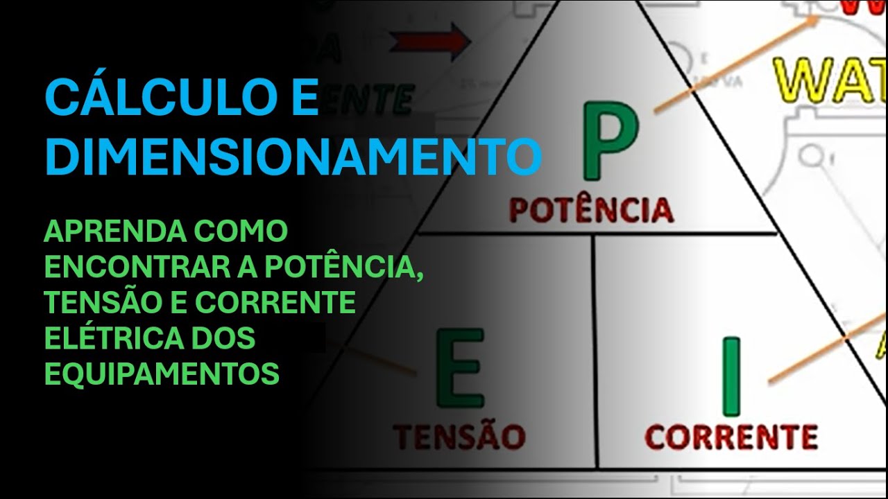 Como calcular TENSÃO, CORRENTE e POTÊNCIA ELÉTRICA