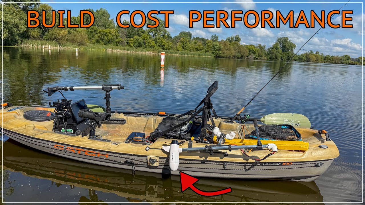 Lightweight Kayak Trolling Motor (Pelican Catch 100, Watersnake ASP T18)