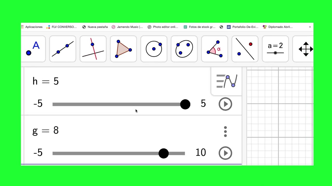 Análisis - caída libre con Geogebra - Física .Vídeo 1 de 2