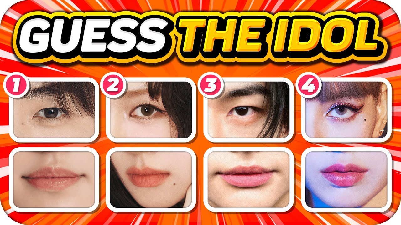 GUESS THE KPOP IDOL BY THEIR EYES & LIPS 👀👄 ANSWER - KPOP QUIZ 💚