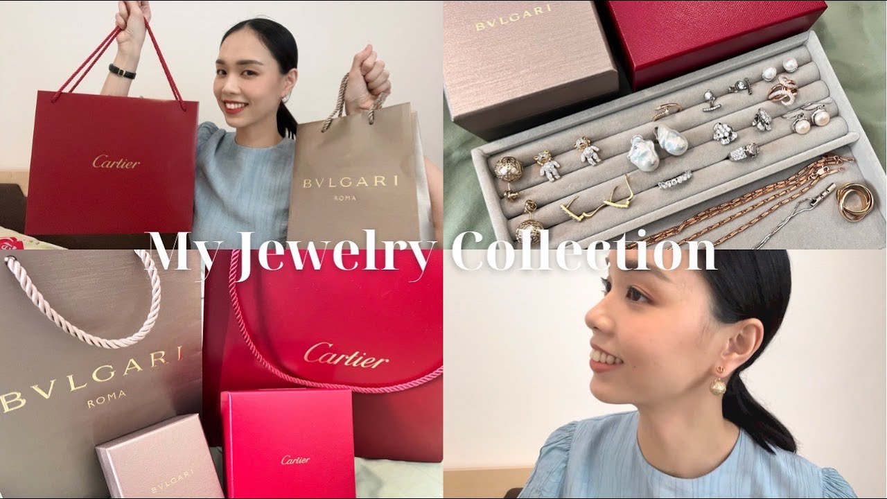 My Jewelry Collection | Mostly fine jewelry from Thai local jewellers, Cartier and Bvlgari (Eng)