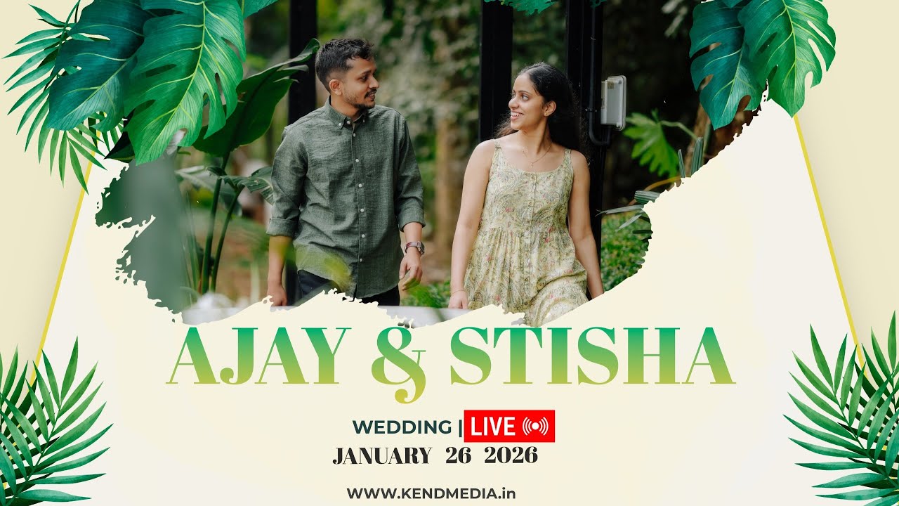 AJAY & STISHA WEDDING| LIVE STREAMING || 26.01.2026