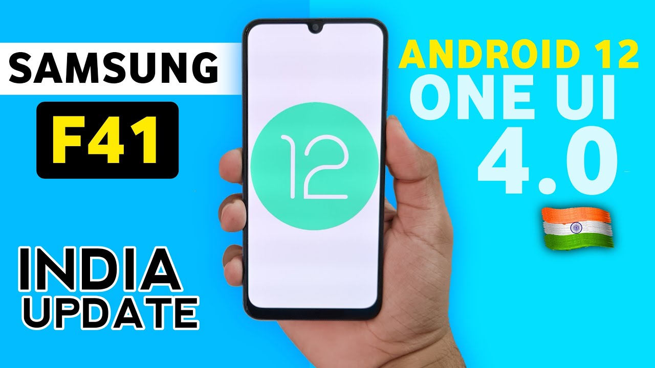 Samsung Galaxy F41 One Ui 4.0 Update | Samsung F41 New Update Android 12 One Ui 3.5 #SamsungF41 #F41