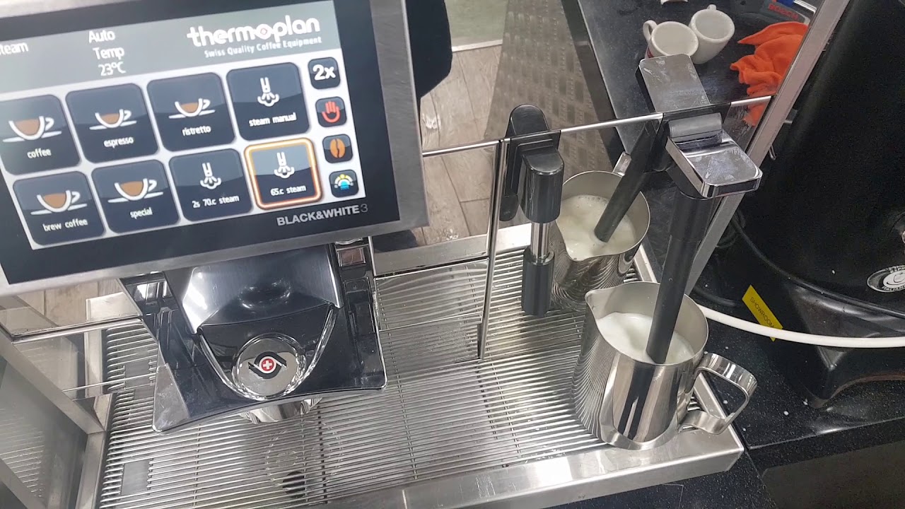Thermoplan BW3 CTS 밀크스티밍 영상