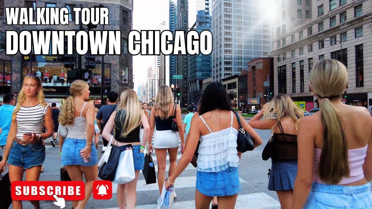 Experience Downtown Chicago: The Ultimate 4K Summer Walking Adventure