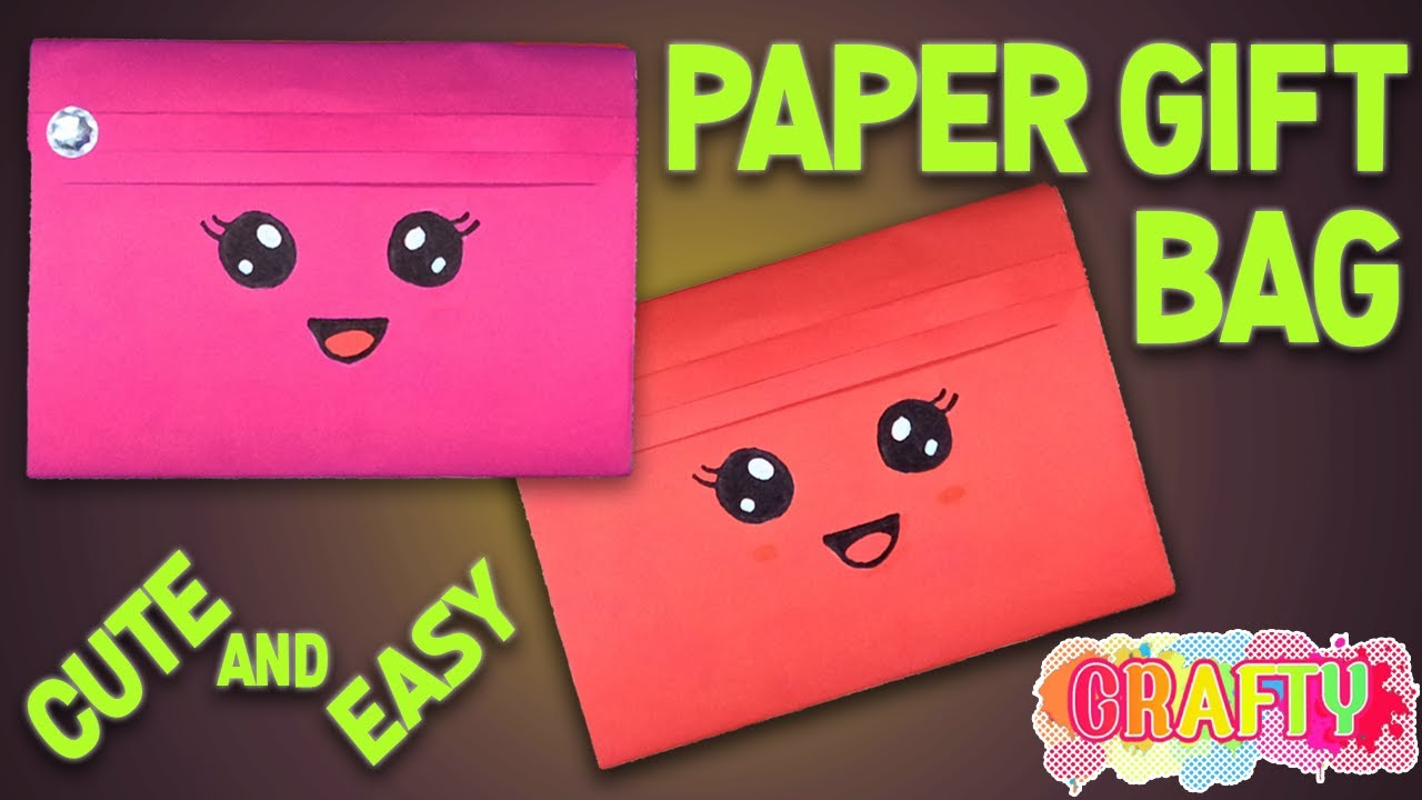 DIY Cute Paper Gift Bag | Easy Handmade Gift Idea | Paper Craft for Kids