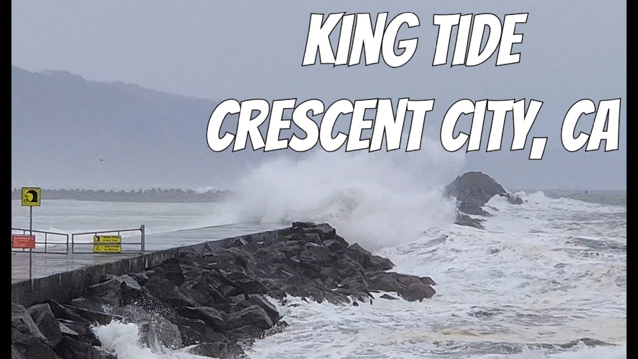 King Tide & High Tide Collide in Crescent City, California on November 6th, 2025!