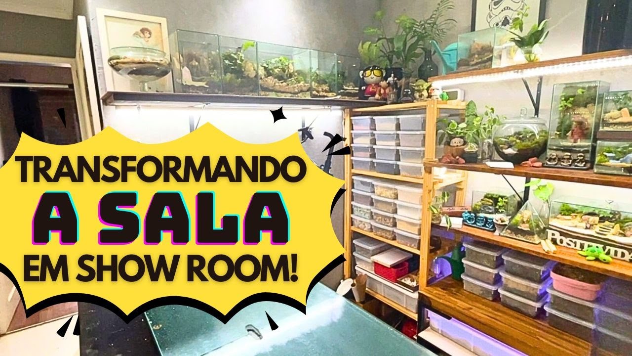 CRIANDO SHOW ROOM NA PRÓPRIA SALA! #homeoffice #reforma #façavocêmesmo
