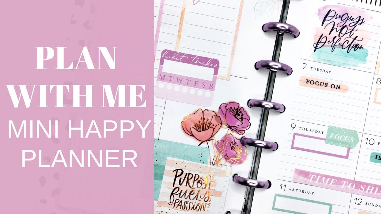 PLAN WITH ME | Mini Happy Planner | Year to Shine | April 6-12, 2020