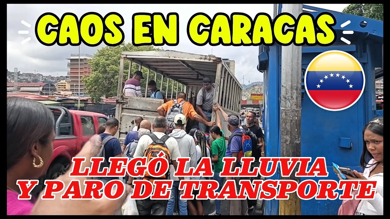📢😭 PARO de Transporte 🚇 Caracas Colapso.....