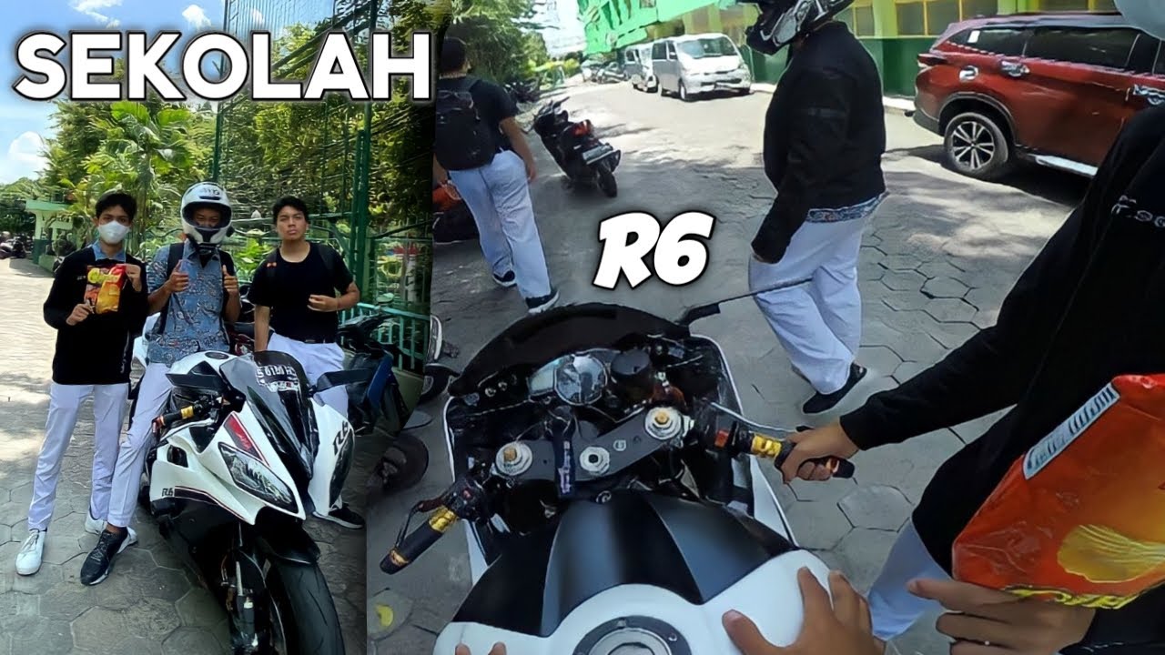 PERTAMA KALI BERANGKAT KE SEKOLAH BAWA MOGE!! | R6