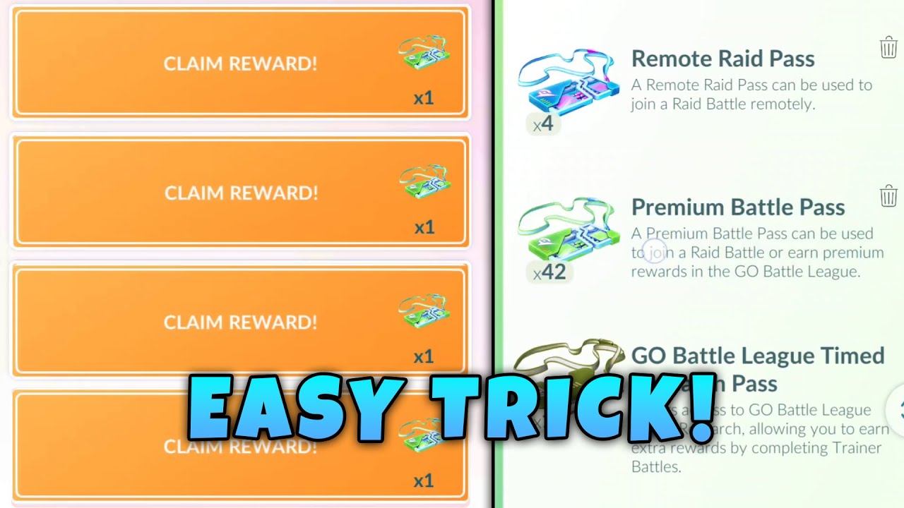 How To Get Free Battle Pass in Pokemon Go | Pokemon Go New Trick to get Free Premium Battle Pass