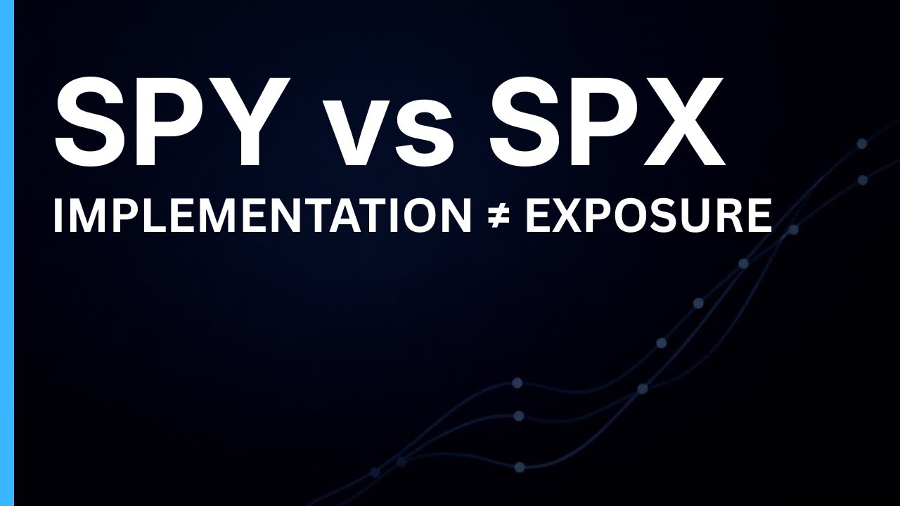 SPY vs SPX Explained &mdash; ETF vs Index
