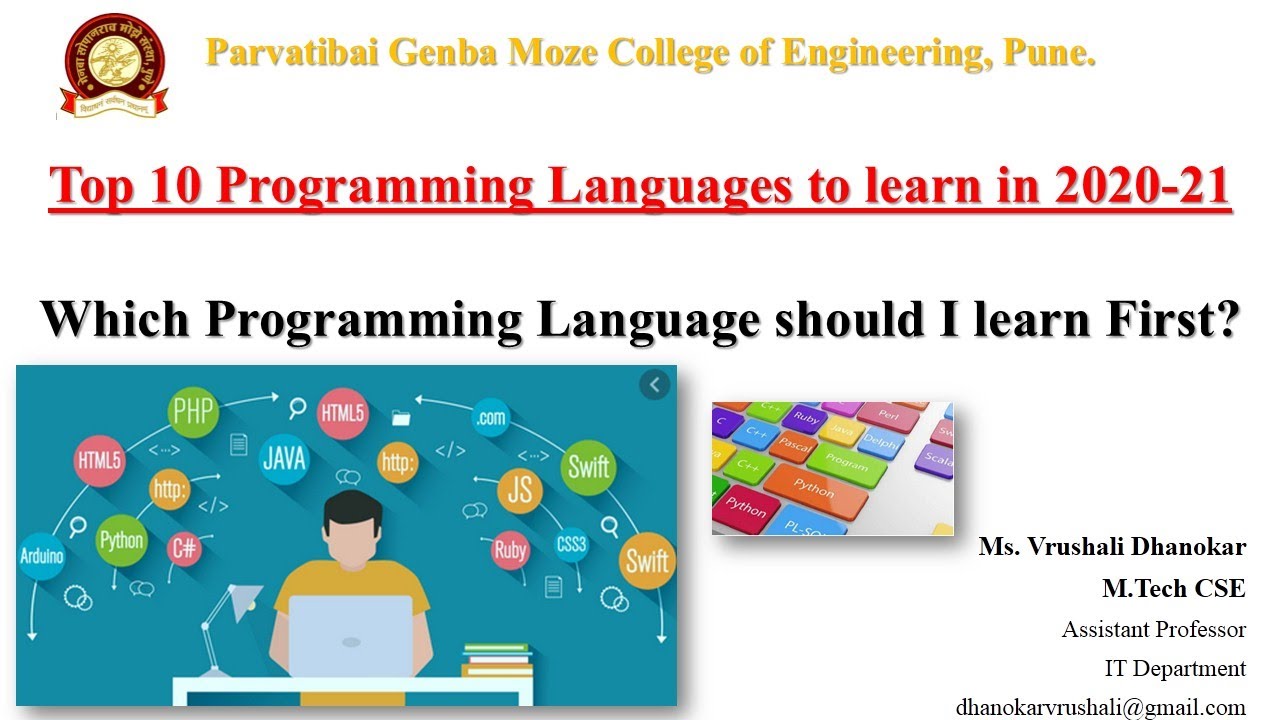 Top 10 Programming Languages / Which Programming Language should I learn First?