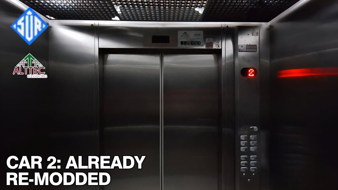 SÛR Ômicron (mod. Alttec) Traction Elevators (Ctr. Wing, Car 2) - City Conv. Hall - GO, BR