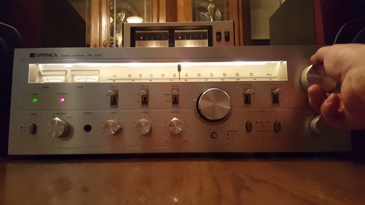 Vintage receiver optonica SA-5201 by sharp demo test vintage audio crazy eugene