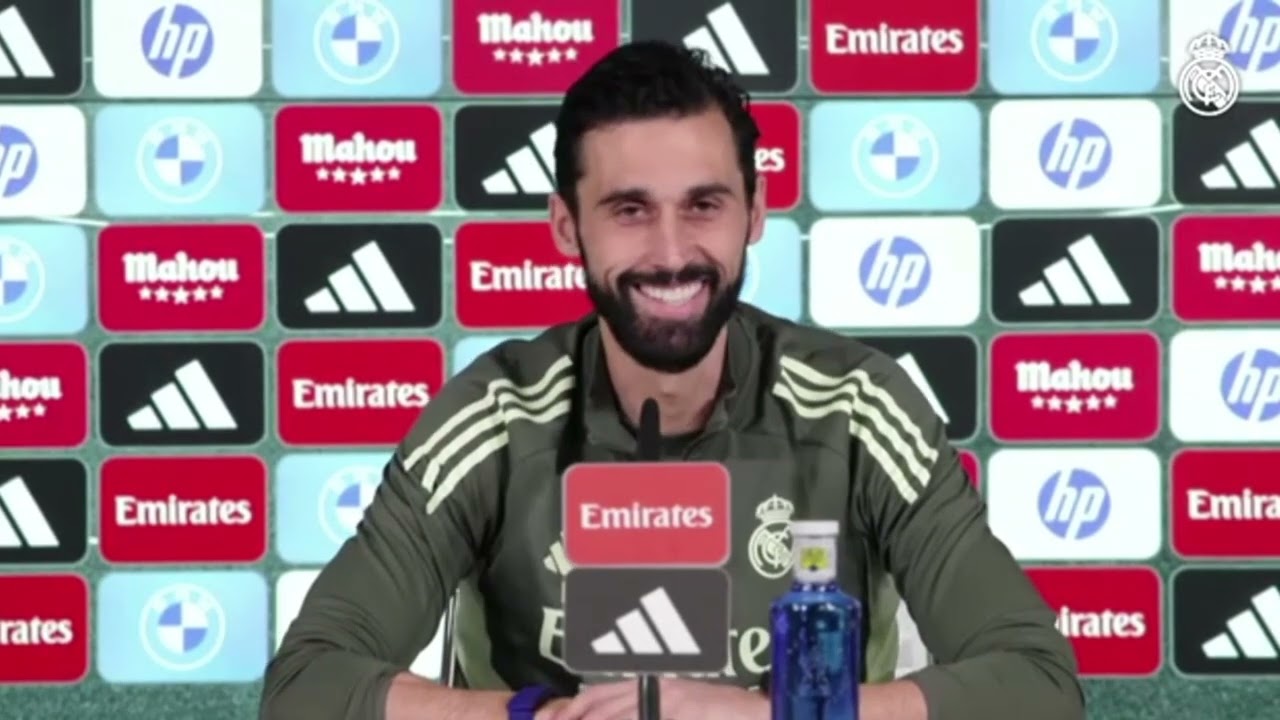 RUEDA de PRENSA de ARBELOA previa al PARTIDO del REAL MADRID VS VALENCIA 