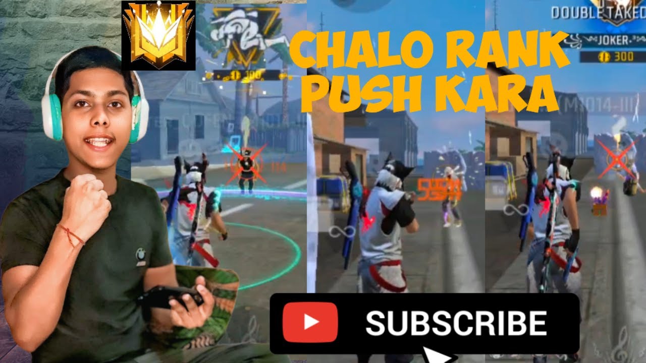 Sachin is live Free Fire Rank Push Challenge! Join now!