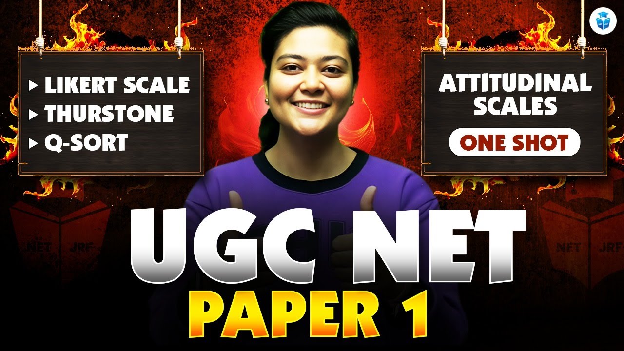 UGC NET Paper 1 Research Aptitude | Likert Scale, Thrustone, Q-sort, Attitudinal Scale | Aditi mam