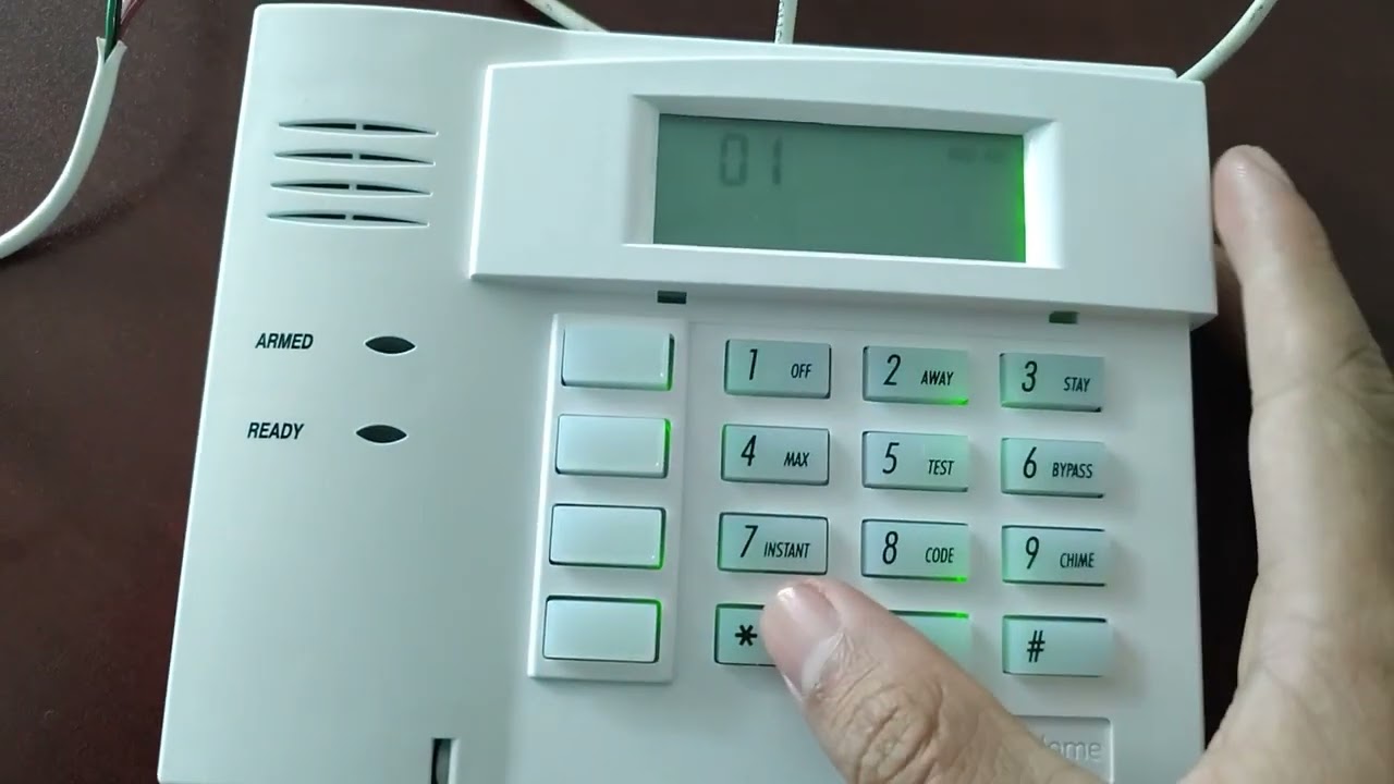 Programación de Panel Vista 48 con teclado numérico