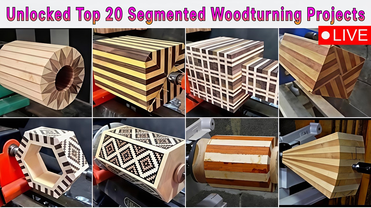 Unlock Top 20 IMPOSSIBLE Segmented woodturning Project