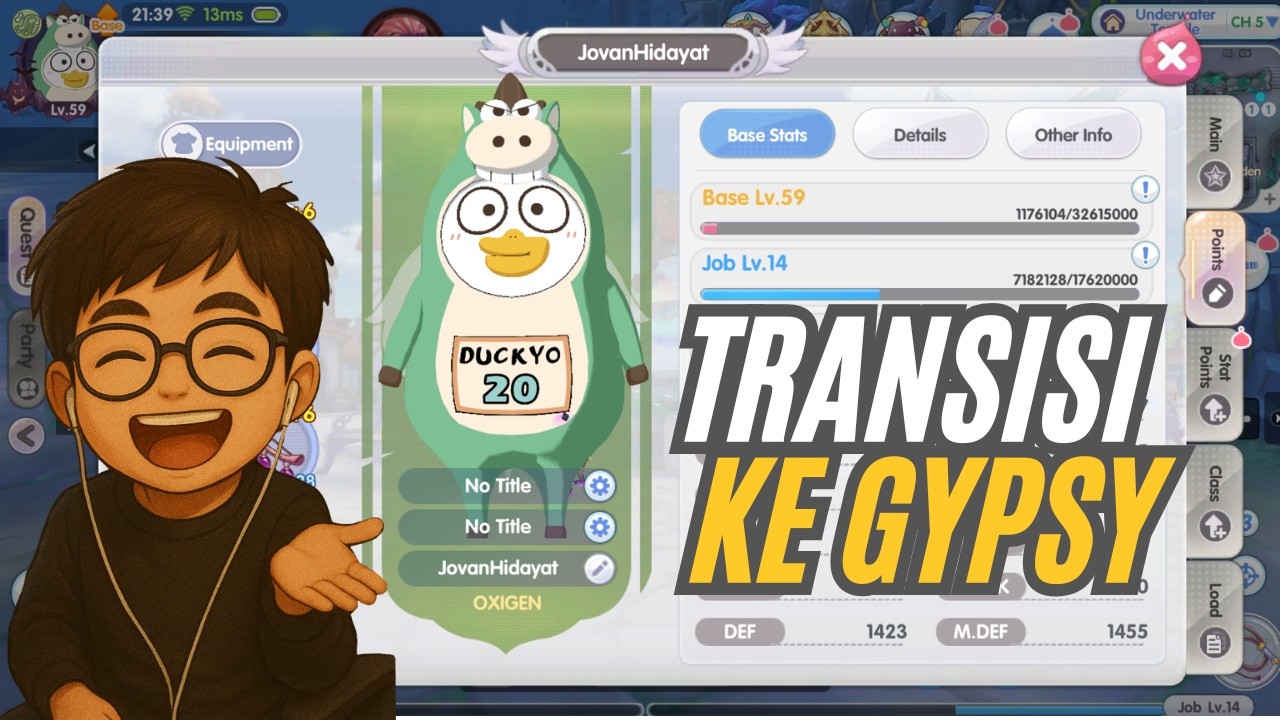 RAGNAROK X GENERATION: TIBA2 PINDAH JOB WKWKWKWK
