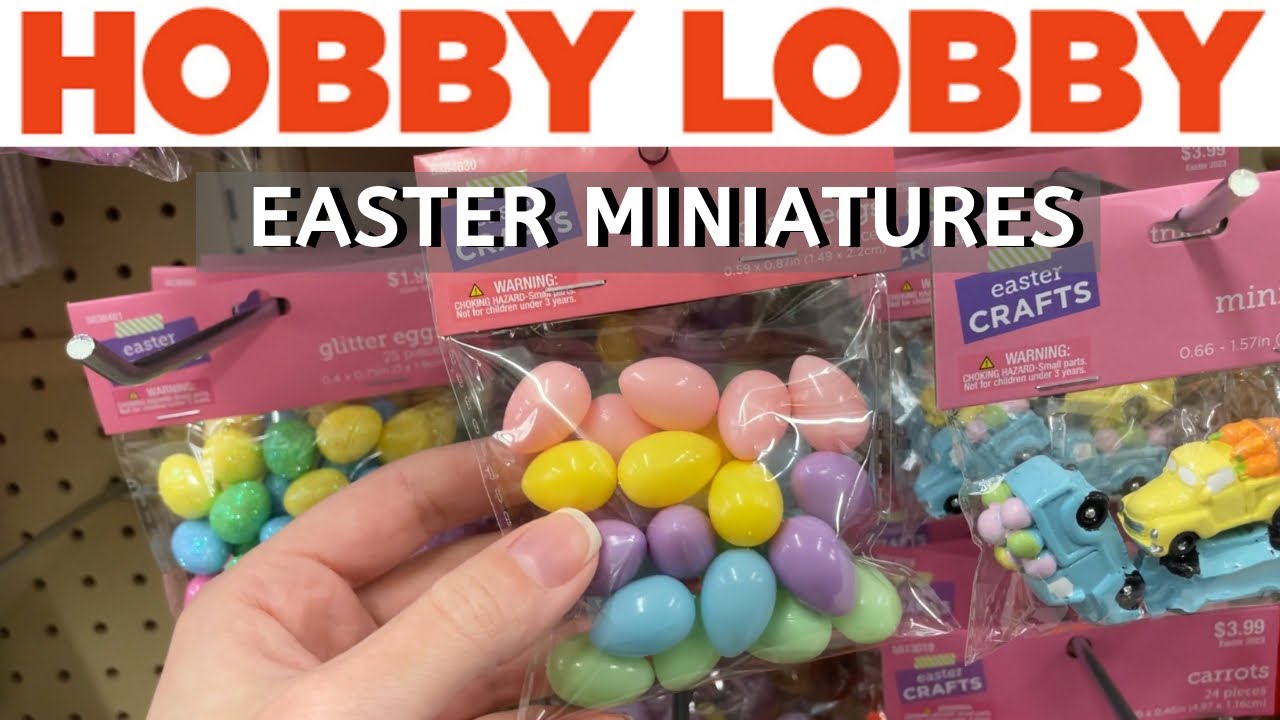 Hobby Lobby Easter Dollhouse Miniature Items 2023 + Haul