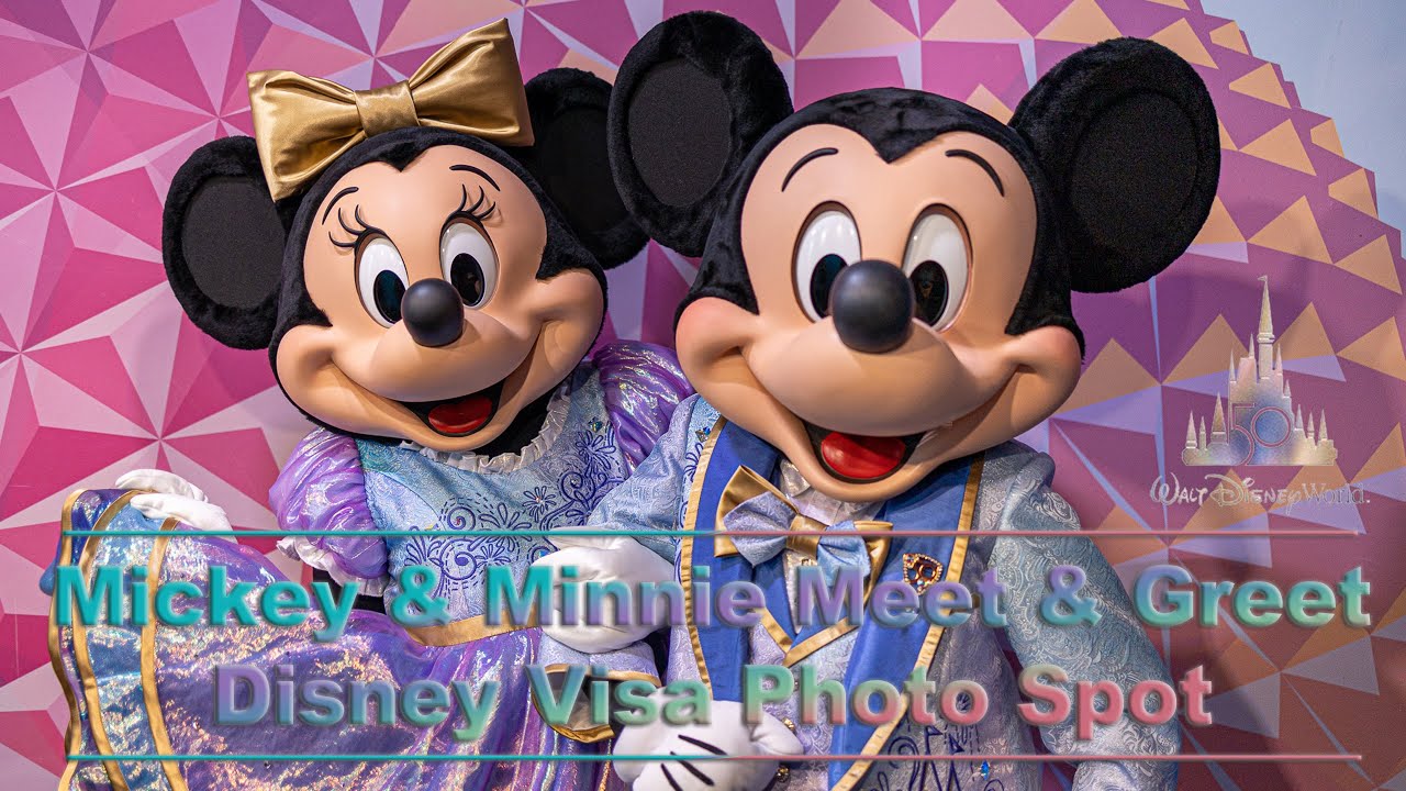 8K Epcot Disney Visa Photo Spot Mickey & Minnie Mouse VR180 3D