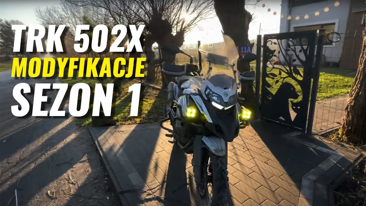 Benelli TRK 502X - wszystkie modyfikacje po pierwszym sezonie