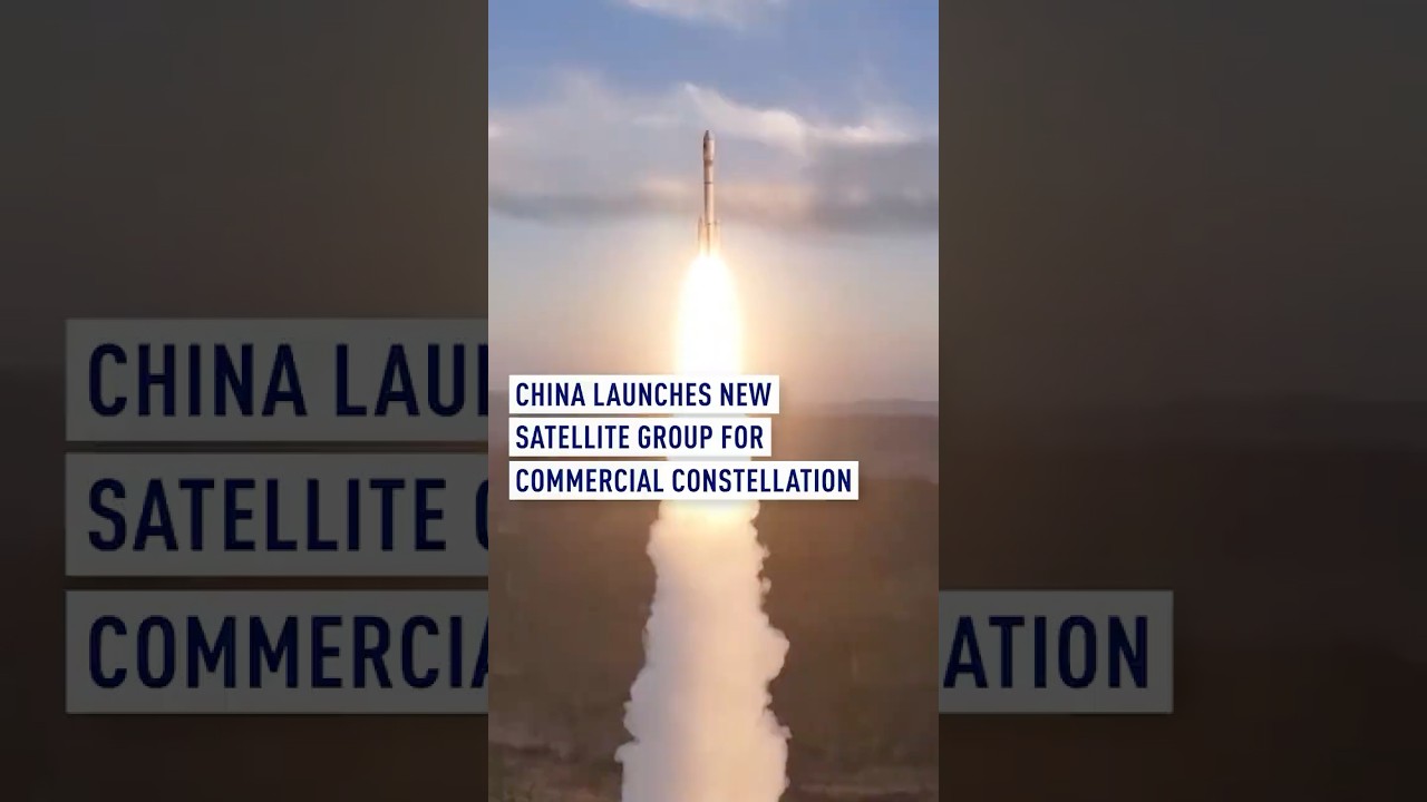 China launches new satellite group for commercial constellation
