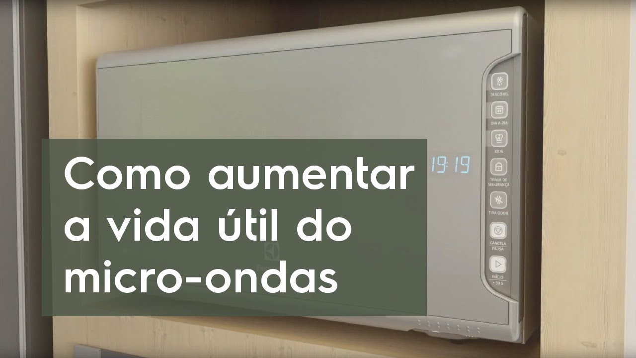 Utilização correta de forno micro-ondas Electrolux