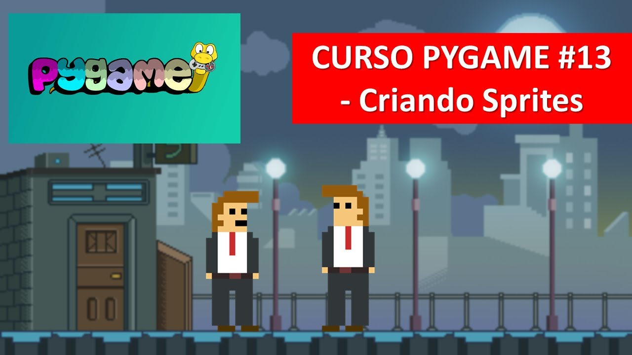Como fazer jogos em Python! Curso Pygame #13 - Criando Sprites com Piskel