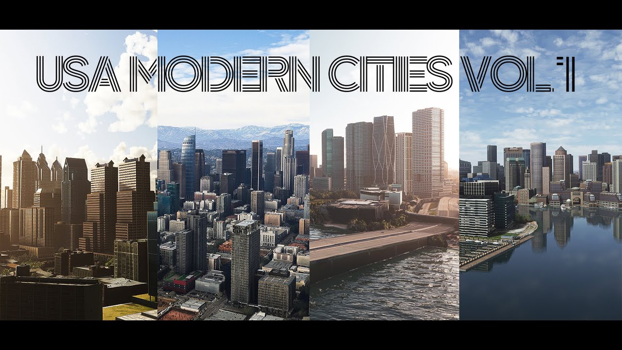 Microsoft Flight Simulator 2020 | USA Modern Cities Vol.1 | Promo Video 2