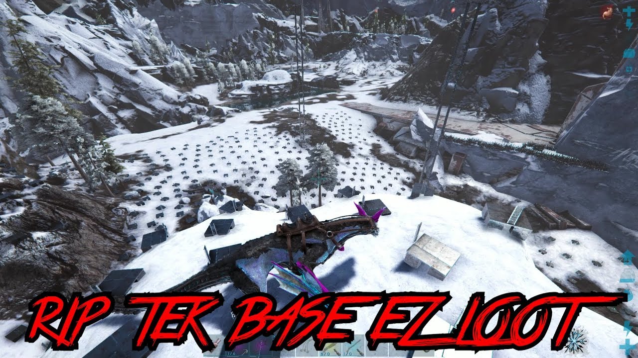 EXTINCTION TEK BASE WIPE |  FAT LOOT | Ark Small Tribes PvP